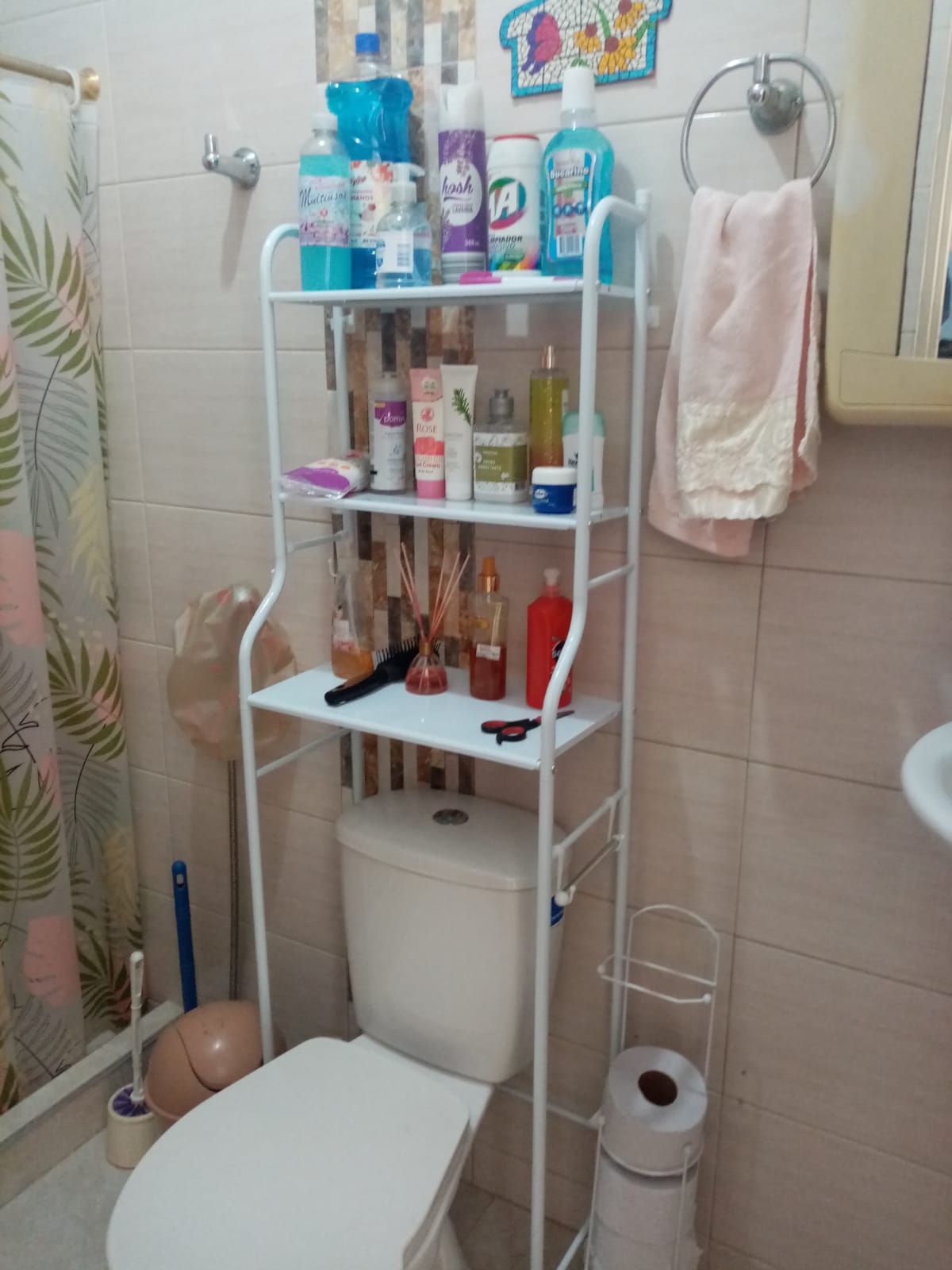 ESTANTE ORGANIZADOR DE BAÑO 🚽